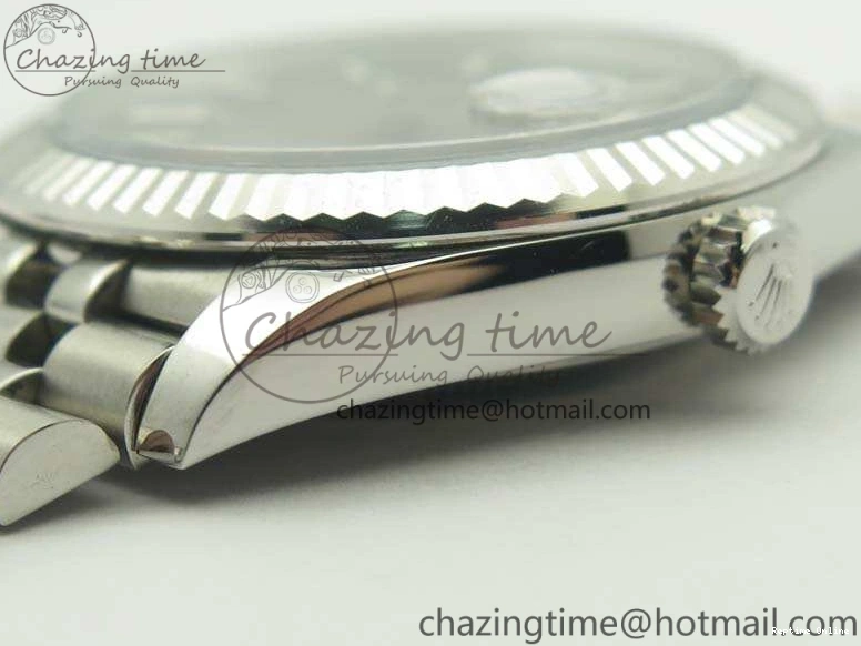 0201 DateJust 126334 SS REF 1:1 Best Edition Gray Dial Stick Markers On New Version Jubilee Bracelet A Bold 3477